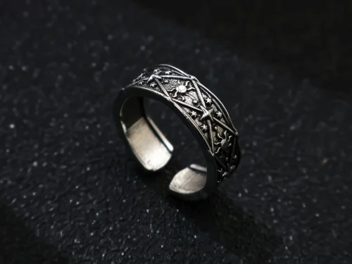 male adjustable ring size 6 7 8 9 10 fast shipping 2 to 5 days with full tracking number .100% delivery assurance.