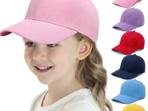 Fashion Candy Color Kids Baseball Cap Sun Protection Boy Girls Hat Adjustable Travel Children Baseball Cap Baby Summer Sun Hat